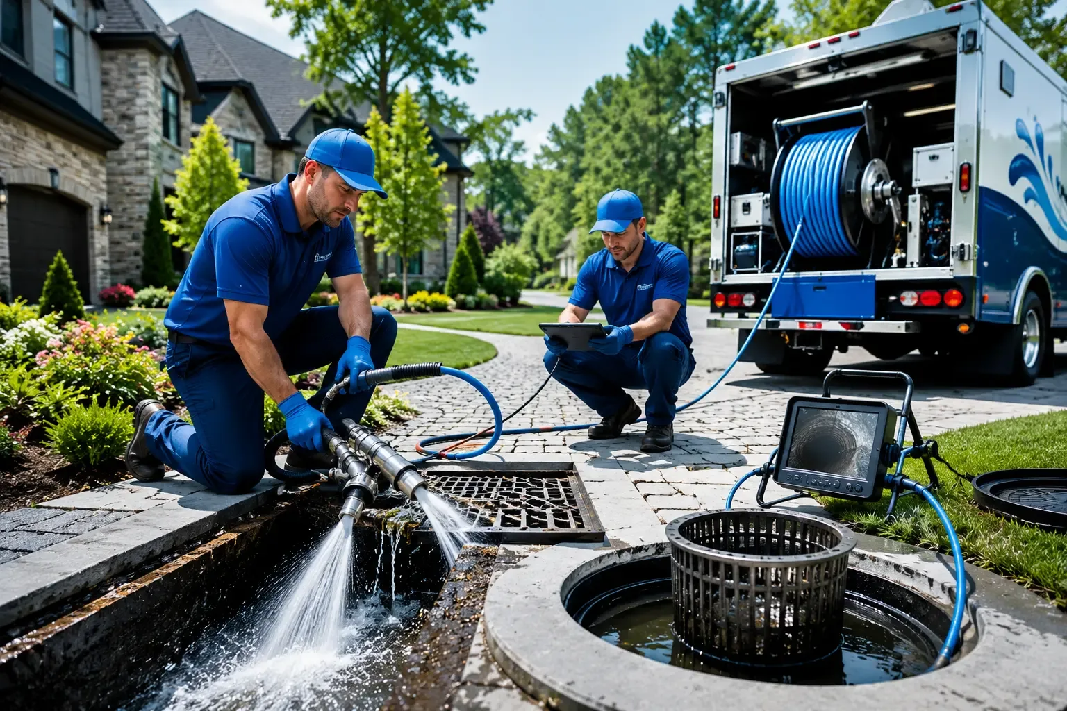 Local outdoor drain cleaning professionals in Hayes, VA